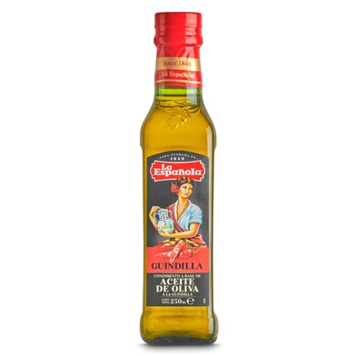 Aceite de oliva virgen extra a la guindilla La española botella 250 ml-0