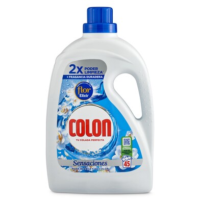 Detergente máquina líquido gel sensaciones Colon garrafa 45 lavados-0