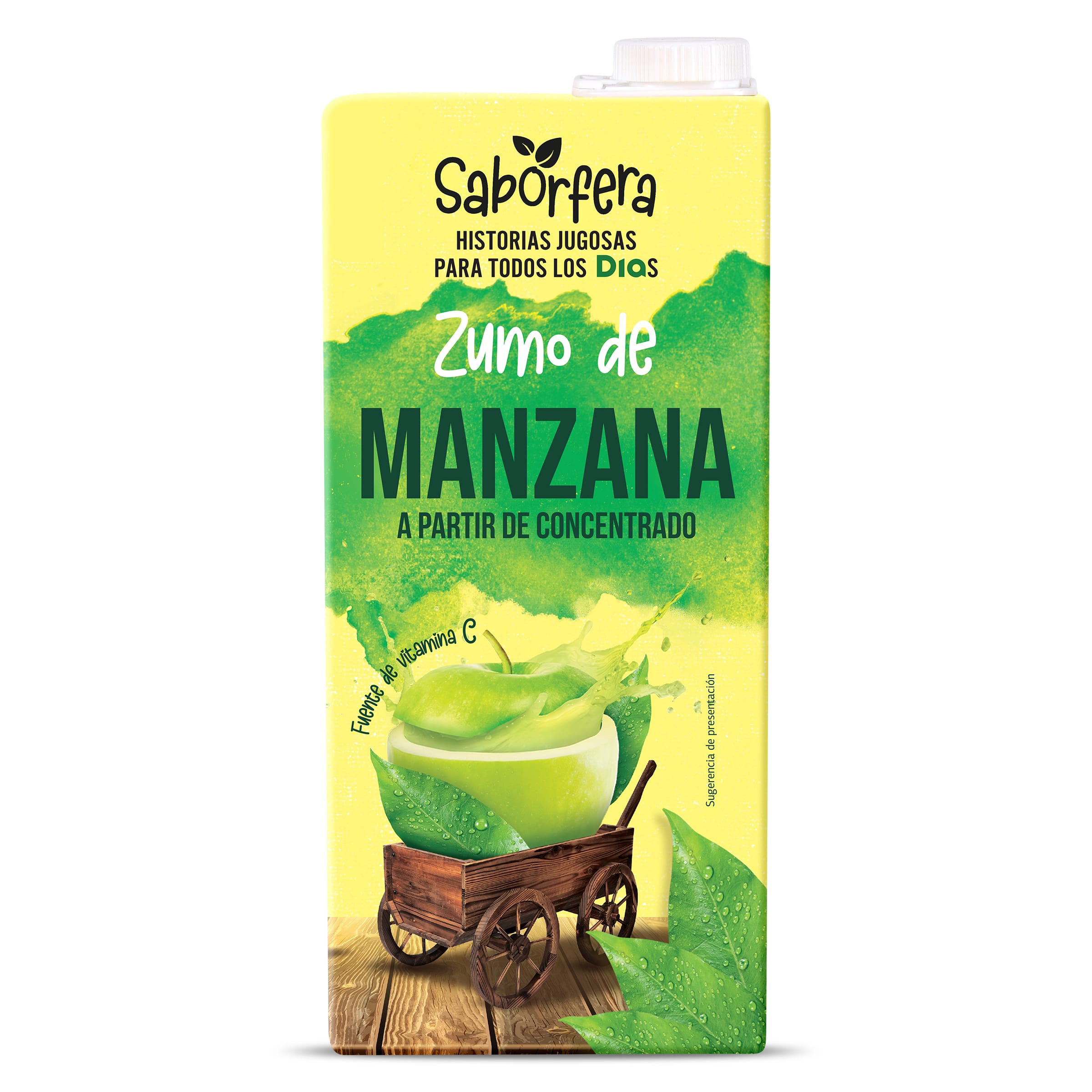 Zumo de manzana Dia Saborfera 1 L