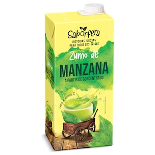 zumo de manzana 1 l
