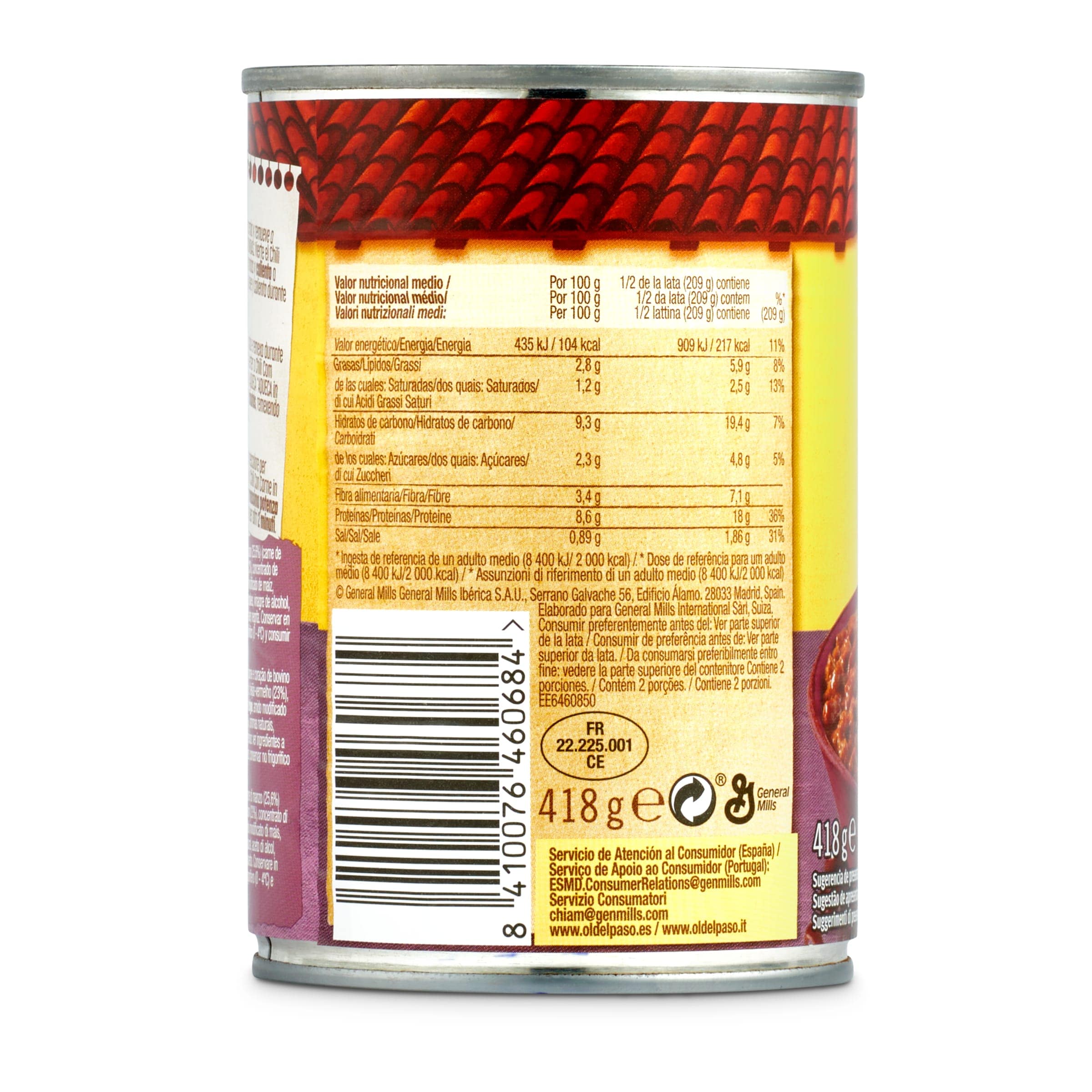 Chili con carne Old El Paso 418 g