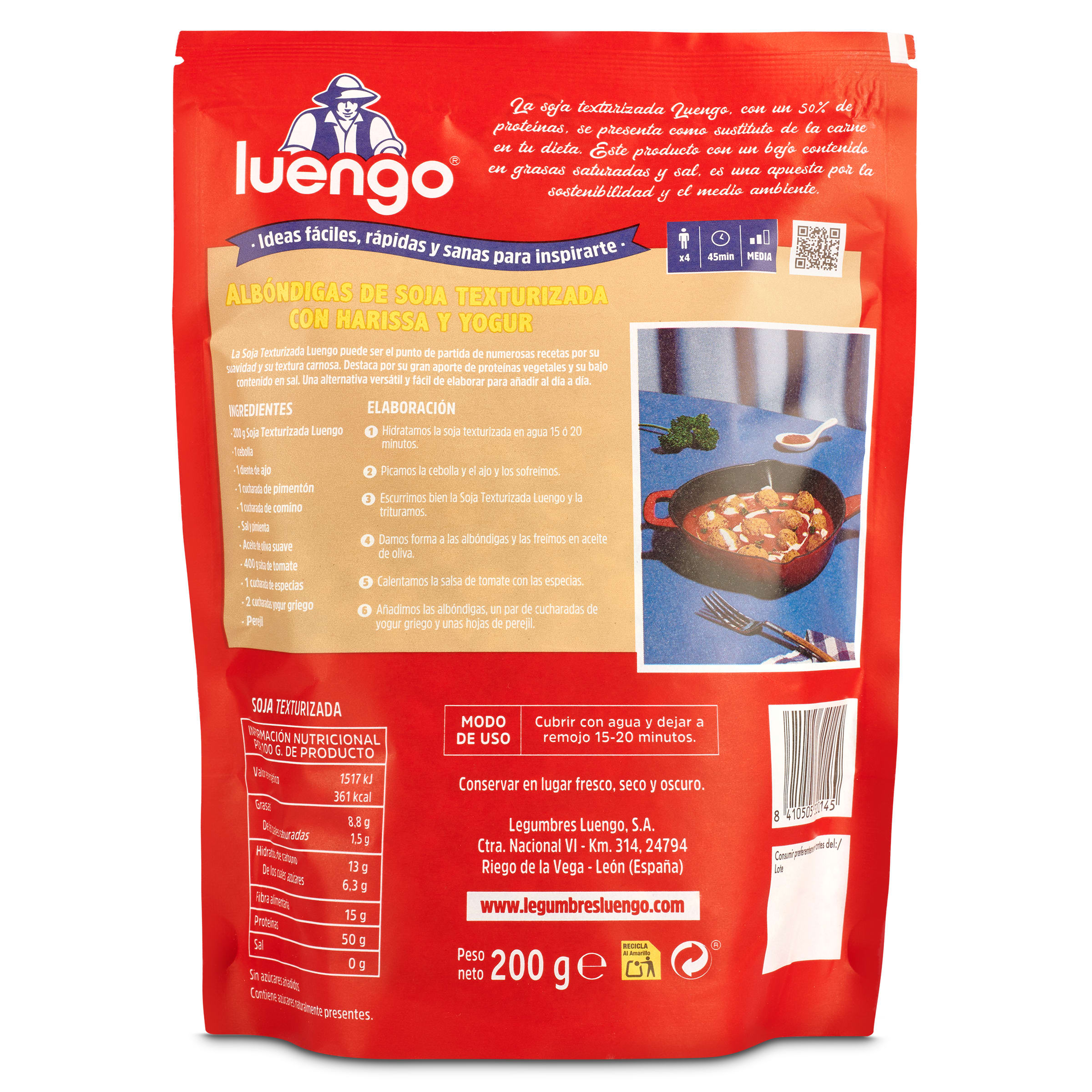 Soja texturizada Luengo 200 g