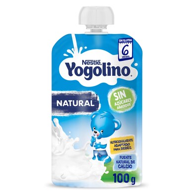 Leche fermentada natural Nestlé Yogolino bolsa 100 g-0