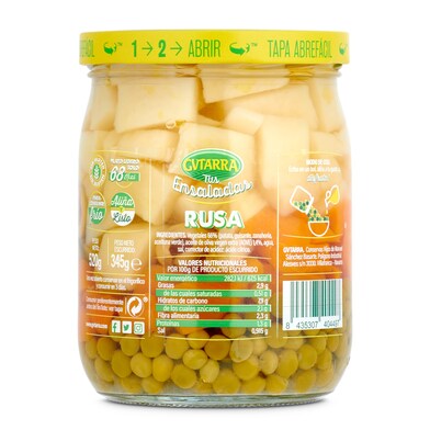 Ensalada rusa Gvtarra frasco 345 g-1 Ensalada rusa Gvtarra frasco 345 g-1