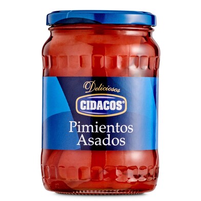 Pimientos de piquillo asados Cidacos frasco 400 g-0