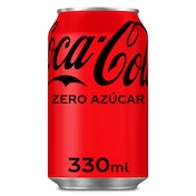 Refresco de cola zero Coca-Cola lata 33 cl