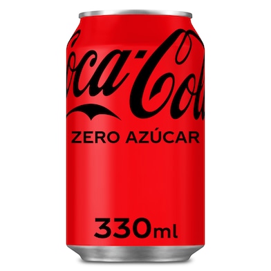 Refresco de cola zero Coca-Cola lata 33 cl-0