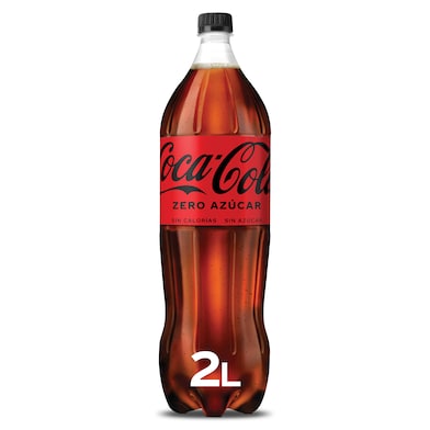 Refresco de cola zero Coca-Cola botella 2 l-0
