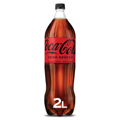 Refresco de cola zero Coca-Cola botella 2 l-0