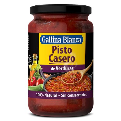 Pisto casero 100% natural Gallina Blanca frasco 350 g-0