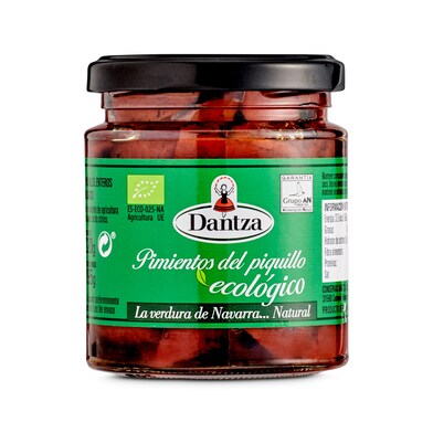 Pimiento de piquillo ecológico Dantza frasco 195 g-0