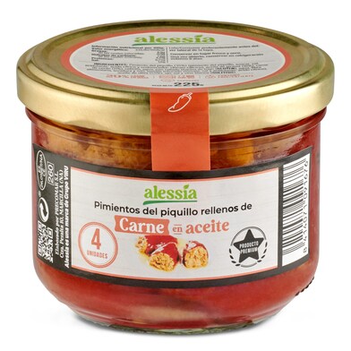 Pimientos del piquillo rellenos de carne Precomar frasco 225 g-0 Pimientos del piquillo rellenos de carne Precomar frasco 225 g-0