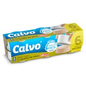 Atún claro en aceite de oliva Calvo lata 6 x 52 g