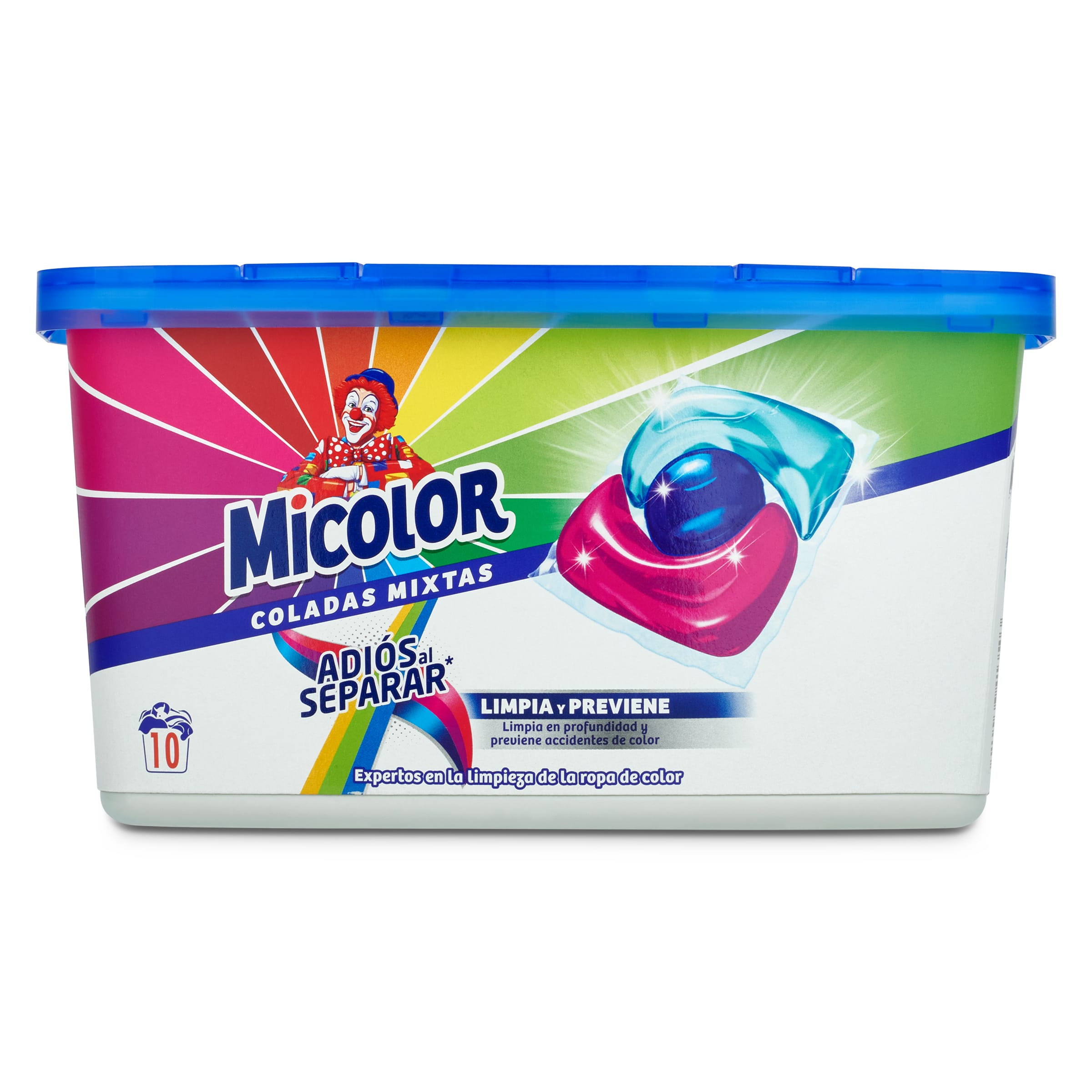 Detergente máquina cápsulas Micolor 10 lavados