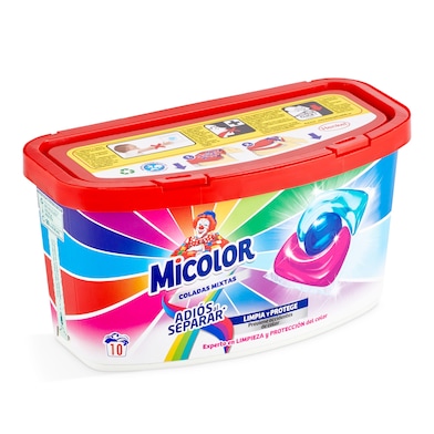 Detergente máquina Micolor caja 10 lavados-0