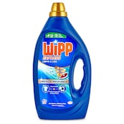 Detergente máquina líquido limpio y liso Wipp Express botella 43 lavados