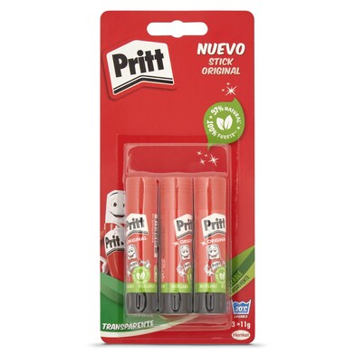 Pegamento en barra Pritt blister 3 unidades-0 Pegamento en barra Pritt blister 3 unidades-0