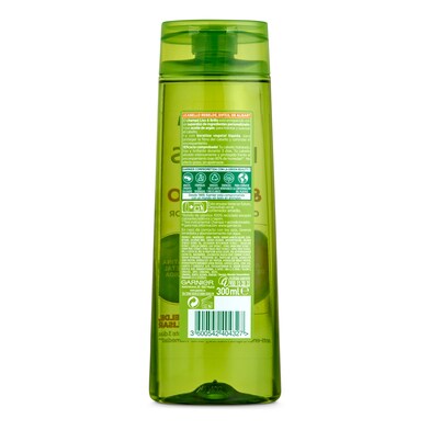 Champú alisador liso y brillo cabello rebelde Fructis botella 300 ml-1 Champú alisador liso y brillo cabello rebelde Fructis botella 300 ml-1