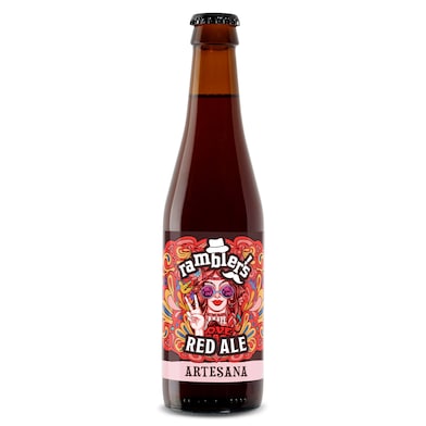Cerveza artesana roja Ramblers de Dia botella 33 cl-0