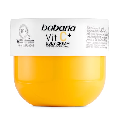 Crema corporal vitamina c Babaria bote 400 ml-0