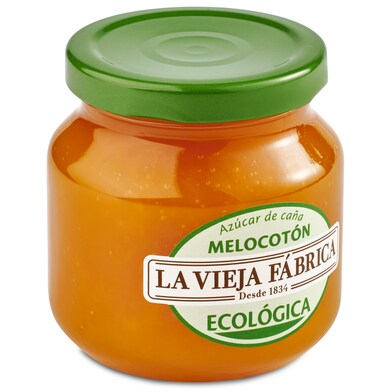 Mermelada de melocotón ecológica La vieja fabrica frasco 280 g-0