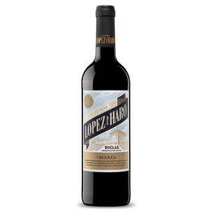 Vino tinto crianza D.O. Rioja López de Haro 75 cl