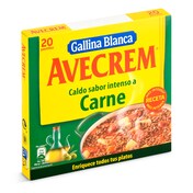 Caldo de carne Gallina Blanca Avecrem caja 20 unidades