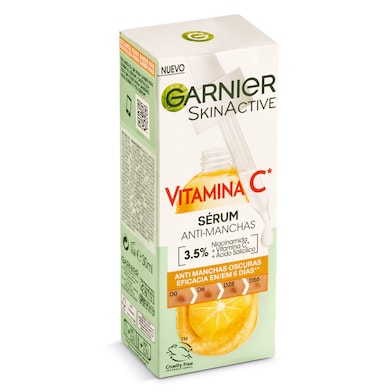 Sérum antimanchas con vitamina c Garnier bote 30 ml-0