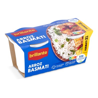 Arroz basmati Brillante vaso 400 g-0 Arroz basmati Brillante vaso 400 g-0