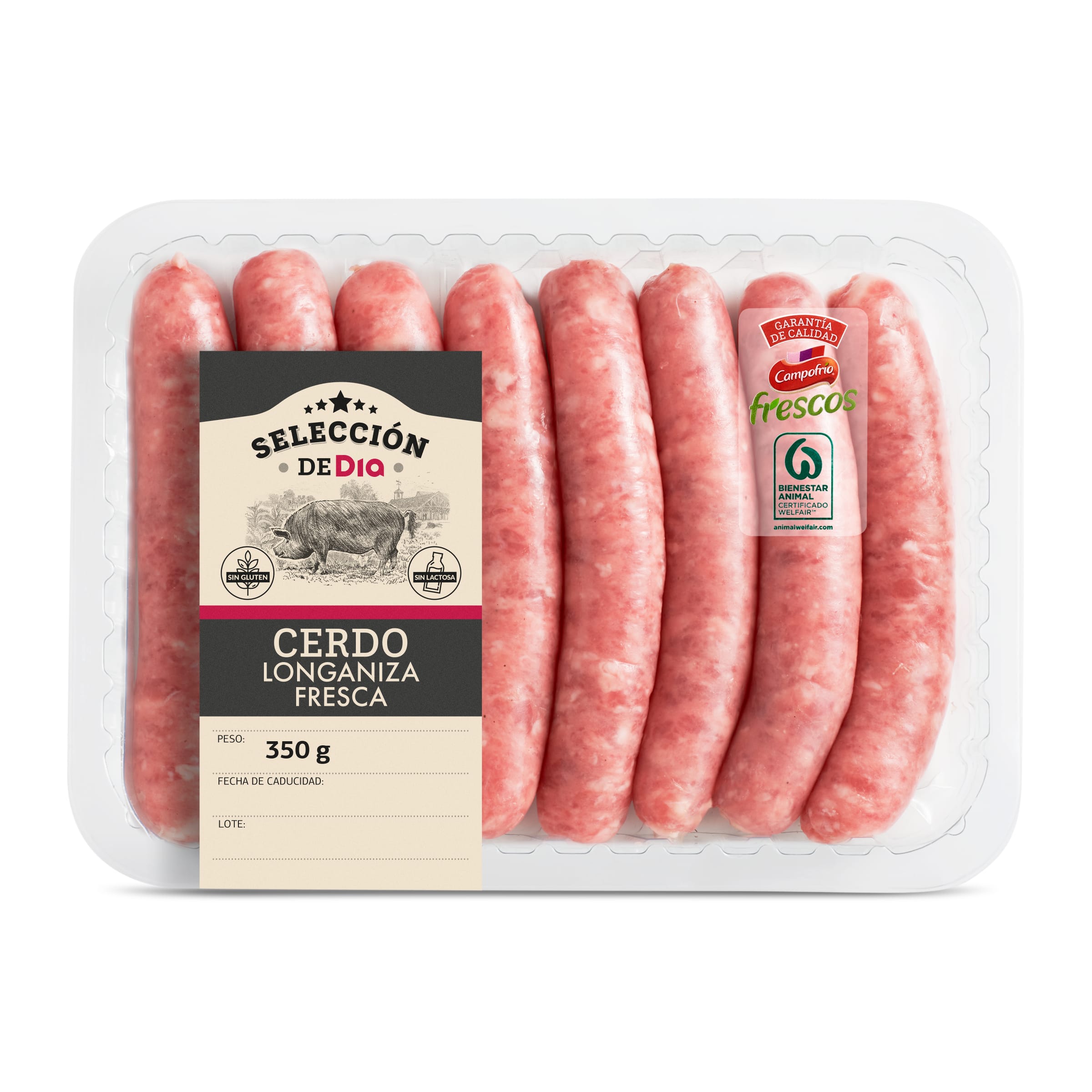 Longaniza fresca Selección de Dia 350 g