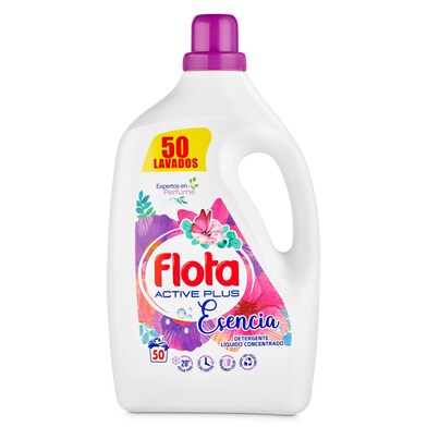 Detergente máquina líquido active plus Flota botella 50 lavados-0