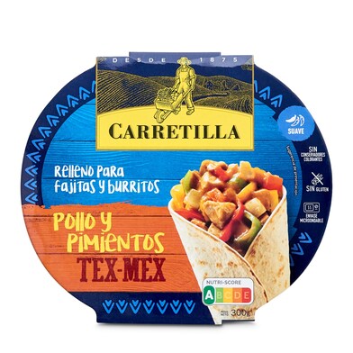Relleno para fajitas y burritos Carretilla bandeja 176 g-0 Relleno para fajitas y burritos Carretilla bandeja 176 g-0