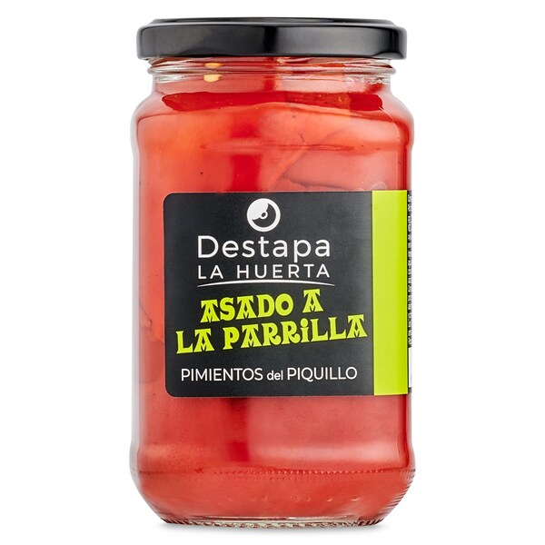 Pimientos del Piquillo Asado a la Parrilla Destapa 295 Gr.