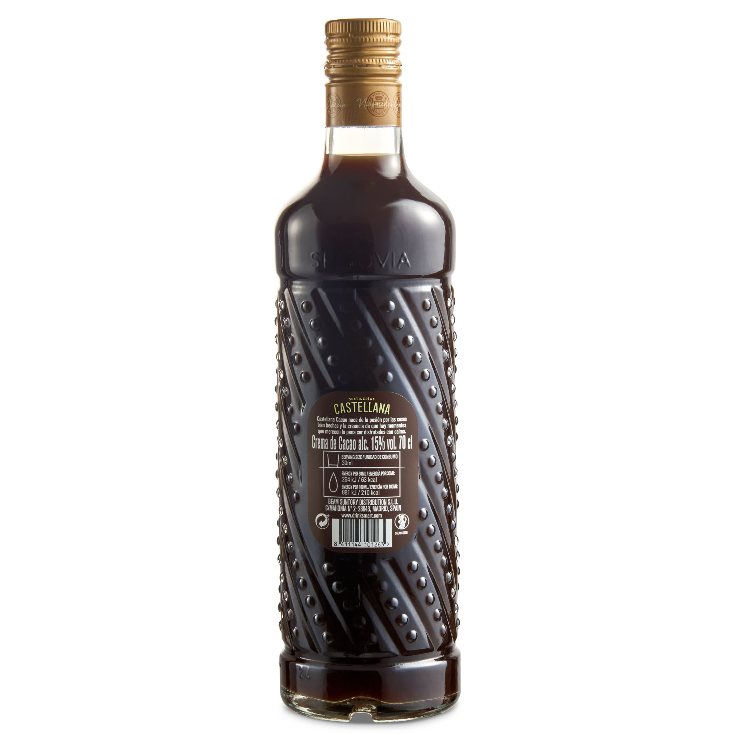 Licor de crema de cacao La castellana 70 cl