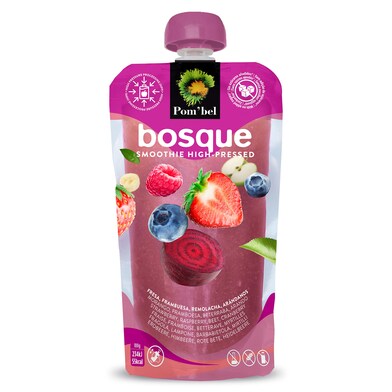 Smoothie con frutas del bosque Pom'bel bolsa 210 ml-0 Smoothie con frutas del bosque Pom'bel bolsa 210 ml-0