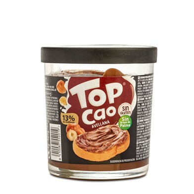 Crema de cacao con 13% de avellanas Top cao bote 200 g-1 Crema de cacao con 13% de avellanas Top cao bote 200 g-1