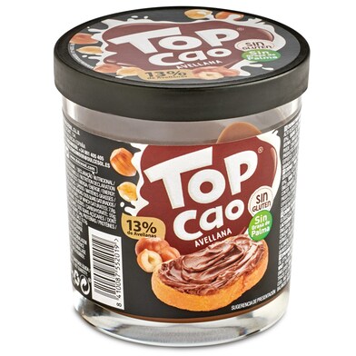 Crema de cacao con 13% de avellanas Top cao bote 200 g-0 Crema de cacao con 13% de avellanas Top cao bote 200 g-0