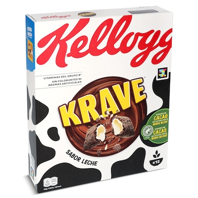 Cereales rellenos con leche Kellogg's Krave caja 375 g-0