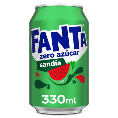 Refresco de sandía sin azúcar Fanta lata 33 cl-0