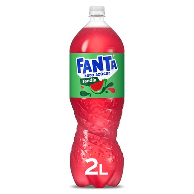 Refresco de sandía zero azúcares Fanta botella 2 l-0 Refresco de sandía zero azúcares Fanta botella 2 l-0