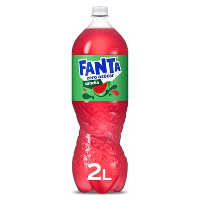 Refresco de sandía sin azúcar Fanta botella 2 l-0