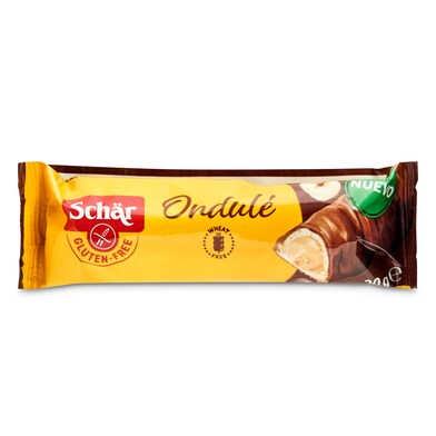 Barrita de chocolate con avellanas sin gluten ondulé Dr. Schar bolsa 30 g-0