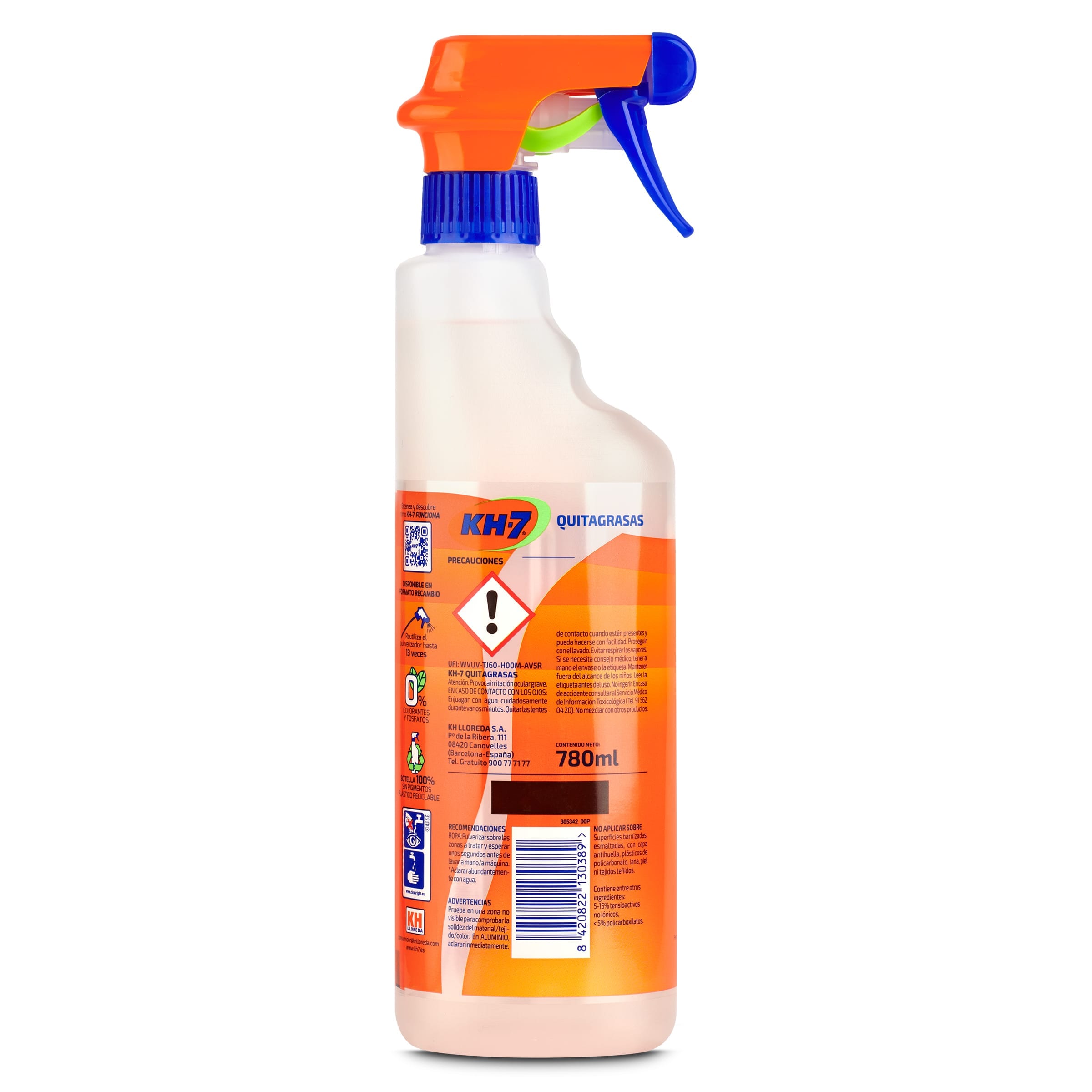 Quitagrasas 780 ml