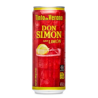 Tinto de verano con limón Don Simón lata 330 ml-0 Tinto de verano con limón Don Simón lata 330 ml-0
