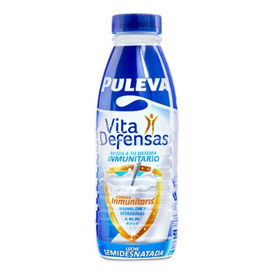 Leche semidesnatada vita defensas Puleva brik 1 l-0 Leche semidesnatada vita defensas Puleva brik 1 l-0