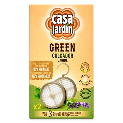 Perchas para armario eco green Casa Jardín caja 2 unidades-0 Perchas para armario eco green Casa Jardín caja 2 unidades-0