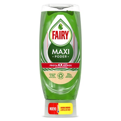 Lavavajillas mano maxi poder anti-goteo Fairy botella 440 ml-0 Lavavajillas mano maxi poder anti-goteo Fairy botella 440 ml-0