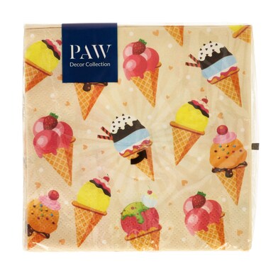 Servilletas decoradas verano Paw bolsa 20 unidades-0 Servilletas decoradas verano Paw bolsa 20 unidades-0