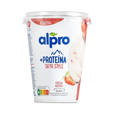 Yogur líquido de soja fresa tipo skyr alto en proteína ALPRO   VASO 400 GR-1