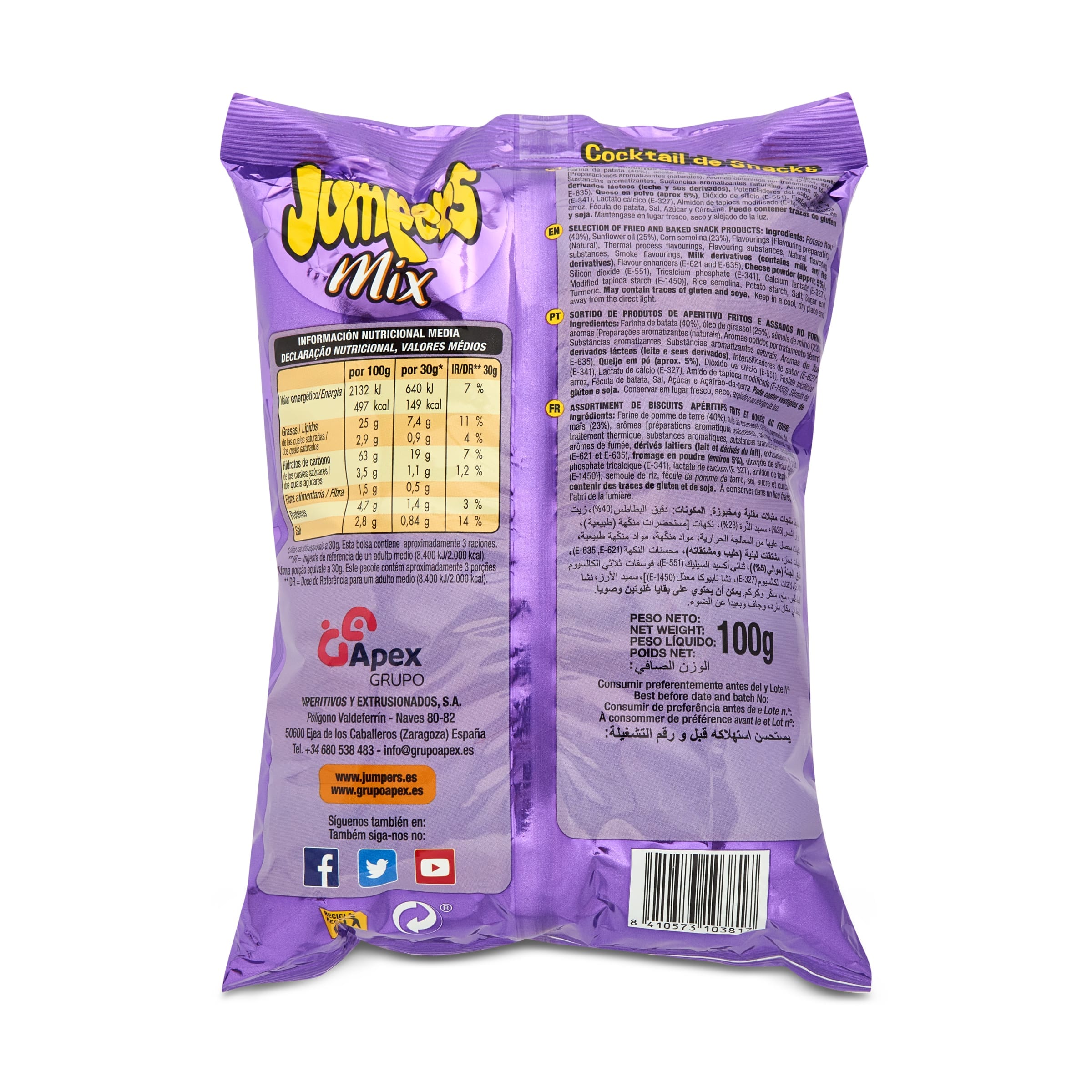 Mix snacks Jumpers 100 g